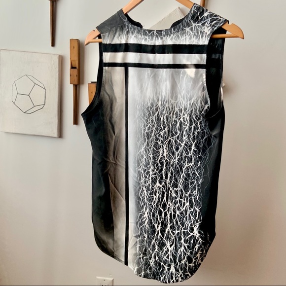 Original Art Up-cycle Tunic size M, Mossimo $15 - Picture 5 of 10